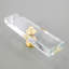 Rectangular Cabinet Knob with Brass Base-2140555916