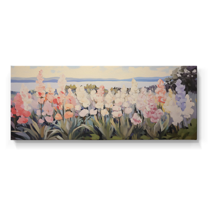 Botanical Series-CCXCV- Toile tendue avec châssis - Prêt à accrocher, H 12 po x l 30 po
