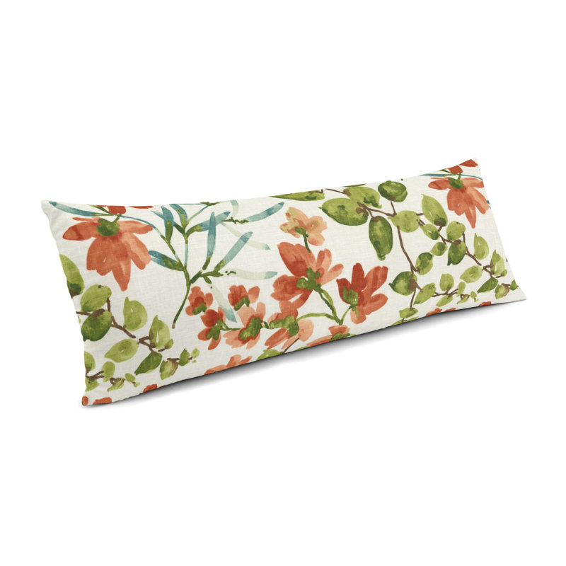 Housse et insert de coussin rectangulaire AwashInthePark, Rouge, 14 po x 36 po