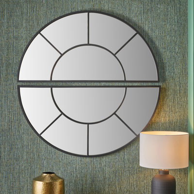 Jamilee Half Moon Sectional Accent Mirror