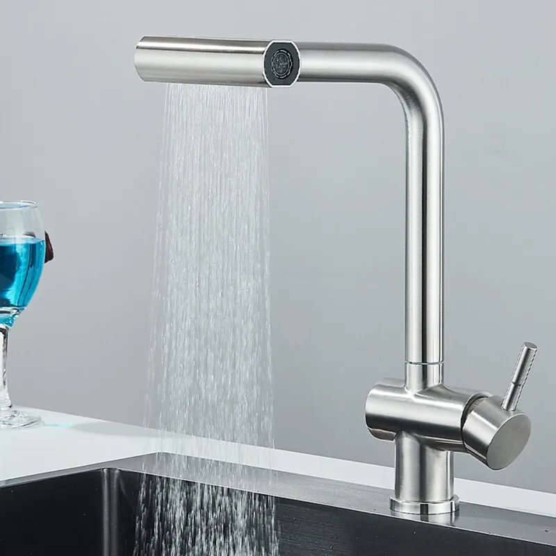 Belfry Kitchen Magdalen Kitchen Faucet, Brushed Nickel