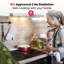 30 in. 4 Elements Electric Cooktop, Built-in Ceramic Glass Stove Top, Knob Control, ETL Certified