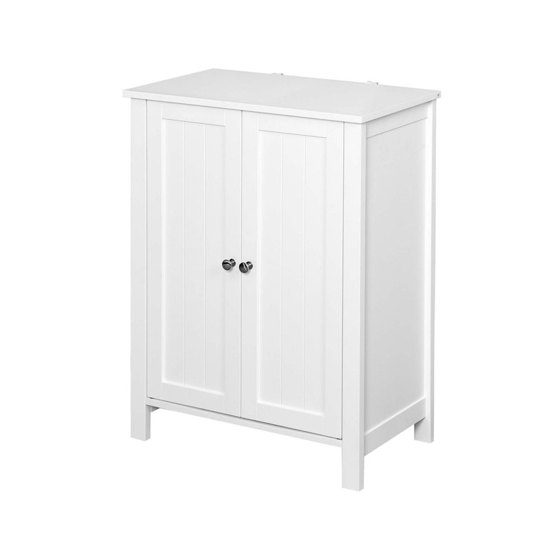 Armoire de rangement pour salle de bain avec porte double, tablette réglable et conception imperméable pour une utilisation durable