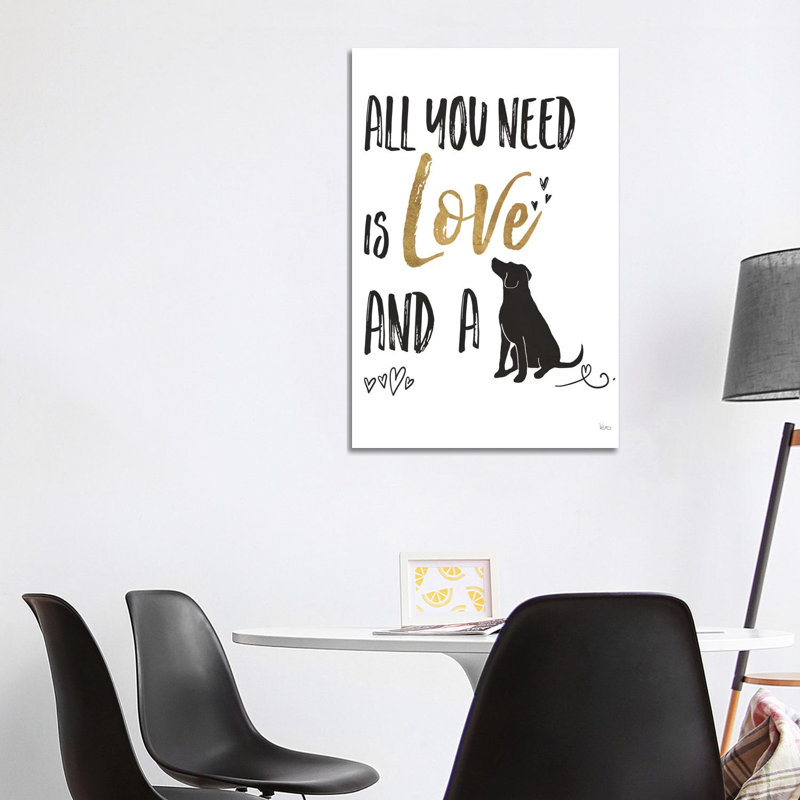 Pet Love II by Veronique Charron - Wrapped Canvas Print, 101.6 cm H x 66.04 cm W