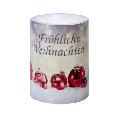 Fröhliche Weihnachten The Seasonal LED-Kerze