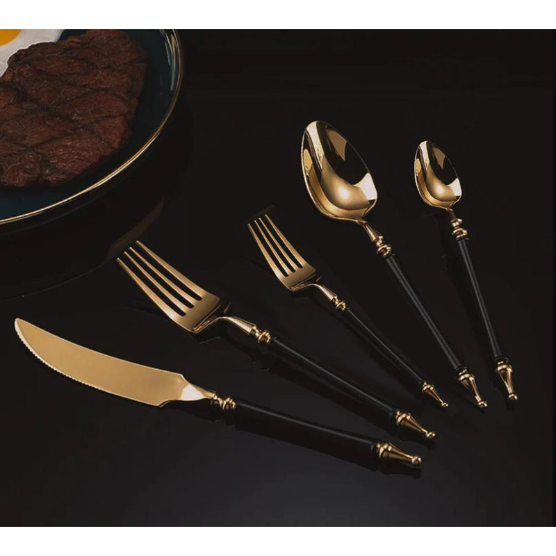 Canora Grey Kasandra 30 Piece Stainless Steel Cutlery Set , Service for 6