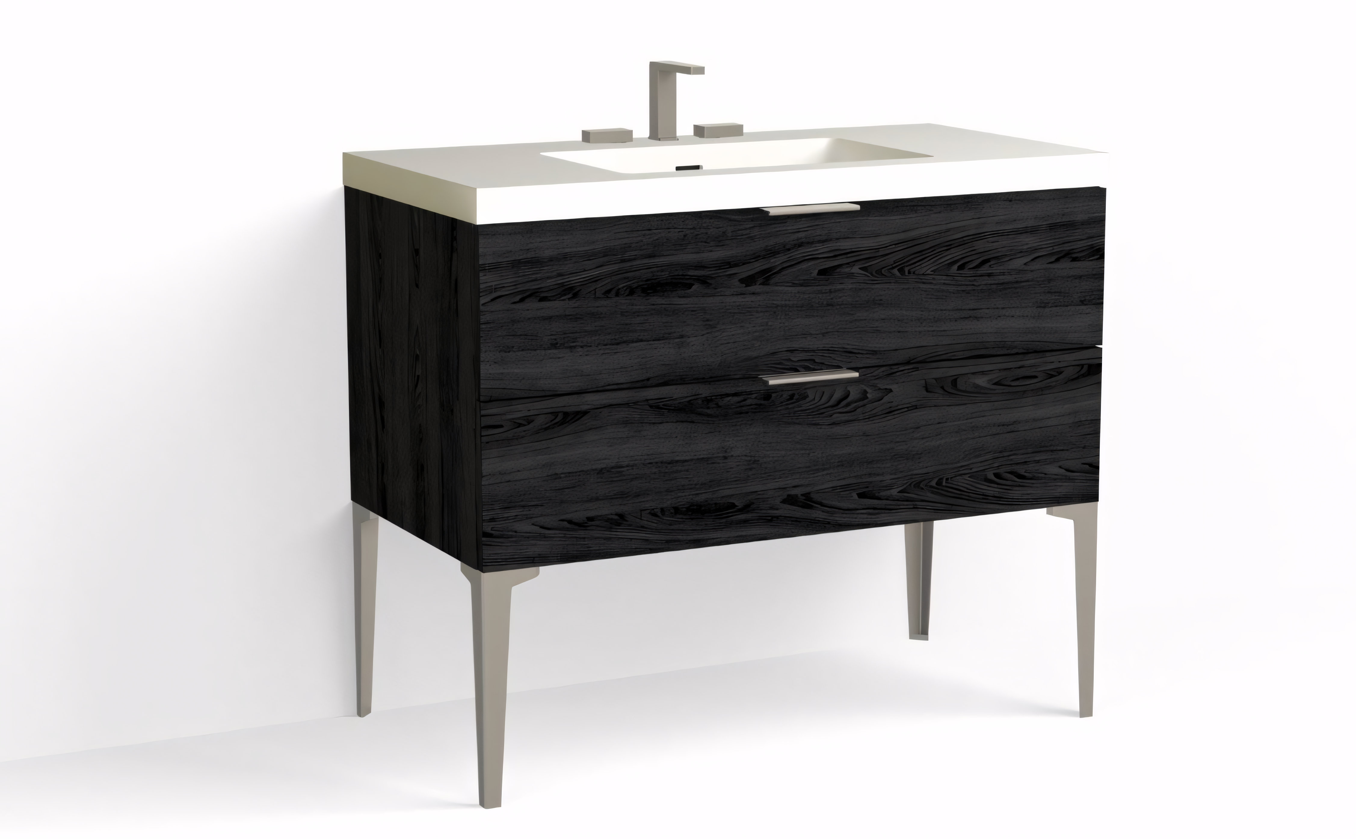 The Furniture Guild Guilder 2 42" Vanity and Top with Dean Leg Wayfair