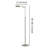 Arohan 45'' Chrome Swing Arm Floor Lamp