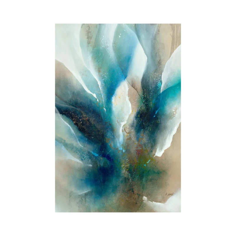 Sapphire Lights I - reproduction d'art murale - toile encadrée, Toile tendue, Ne s’applique pas, H 18 po x l 12 po