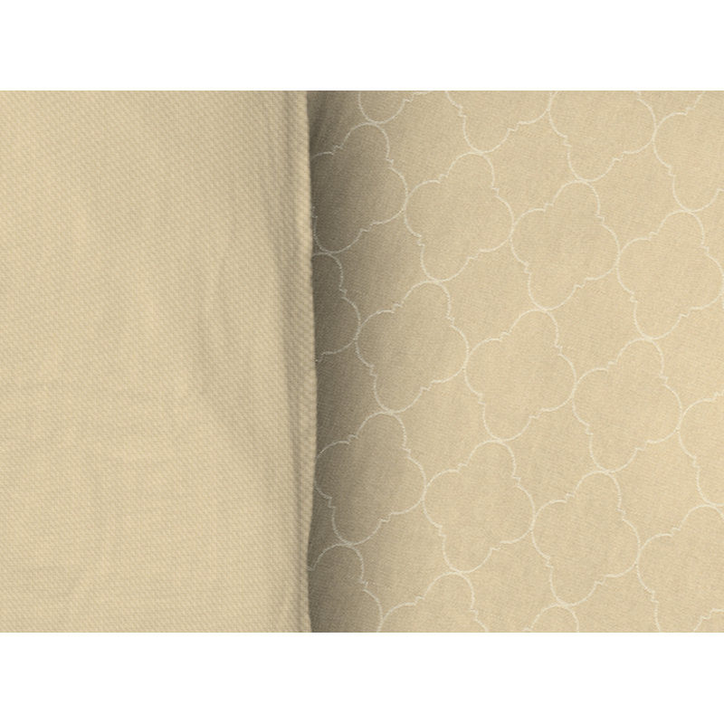 Uppingham Geometric Shapes Duvet Cover Set with Pillowcases, Single - 1 Pillowcase (80 x 80 cm), Beige