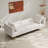  71" Velvet Convertible Loveseat Sofa with Adjustable Backrest & 2 Pillows-552533608