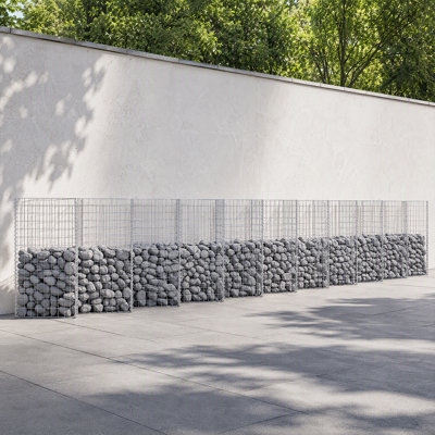 Landscape Gabion Basket - Sturdy Wire Stone Cage for Garden Walls, Fencing, and Erosion Control