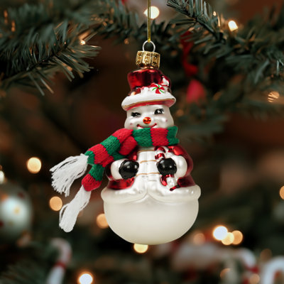 Snowman Christmas Tree Ornaments Hanging Figurine Ornament
