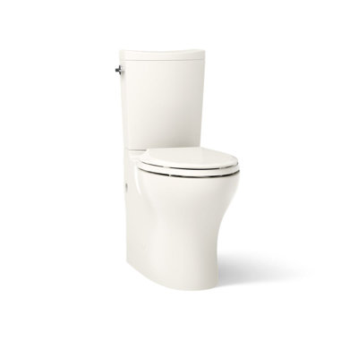 Persuade Curv Two-Piece Elongated Toilet With Skirted Trapway, Dual-Flush