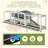 94.5'' Rabbit Hutch With 8 Wheels