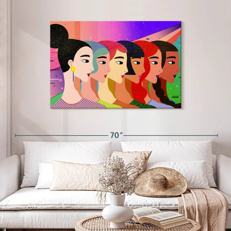 Leisha Cool Women, 30" H x 45" W