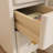 Casimir Narrow Solid Wood Nightstand with 2 Drawers-285118323-283522430