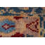 Tapis de couloir indien floral rose Oushak 2x8