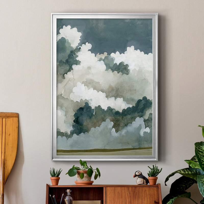 Vast Neutral Sky II " Vast Neutral Sky II ", Silver, 30.5" H x 22.5" W x 1" D