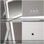 Iron Rectangle Leaning Vanity Mirror