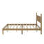 Grand lit plateforme en bois