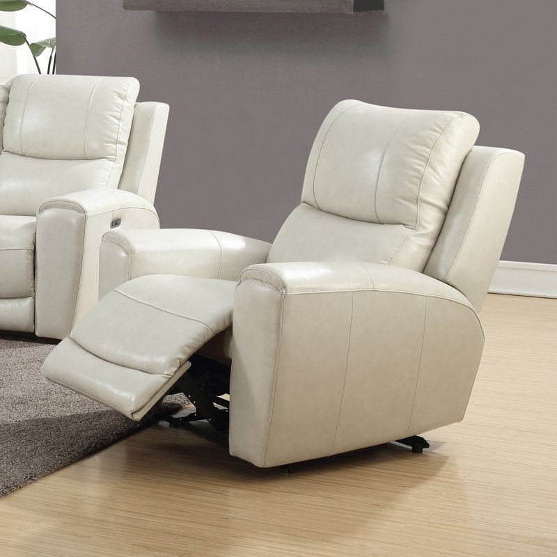 Fauteuil inclinable électrique standard de 40 po Kittitas, Ivoire