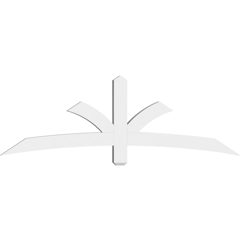 Support pour pignon Davenport, H 24 po x l 72 po (pas: 8/12), P 4 po x F 4 po, PVC