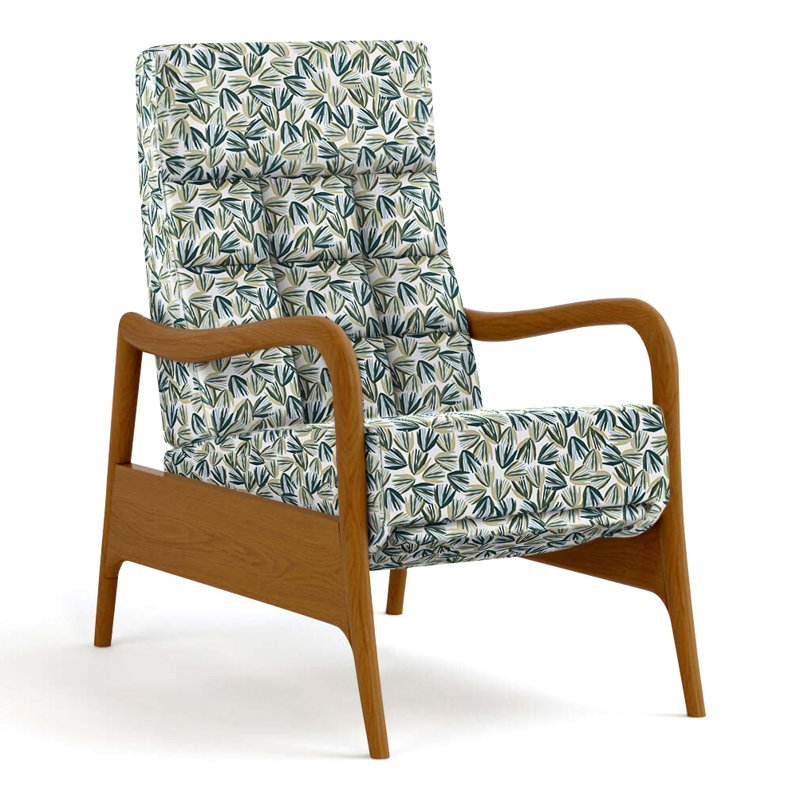 Martine Recliner, Perigold Palmetto Verdigris, Coventry 
