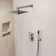 RainfallCascade 10" Pressure Balanced Rain Shower System with Handheld Spray