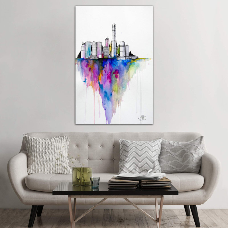 Monolith II by Marc Allante - Wrapped Canvas Painting, 66.04 cm H x 45.72 cm W x 1.91 cm D