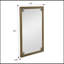 Miroir rectangulaire avec cadre en métal