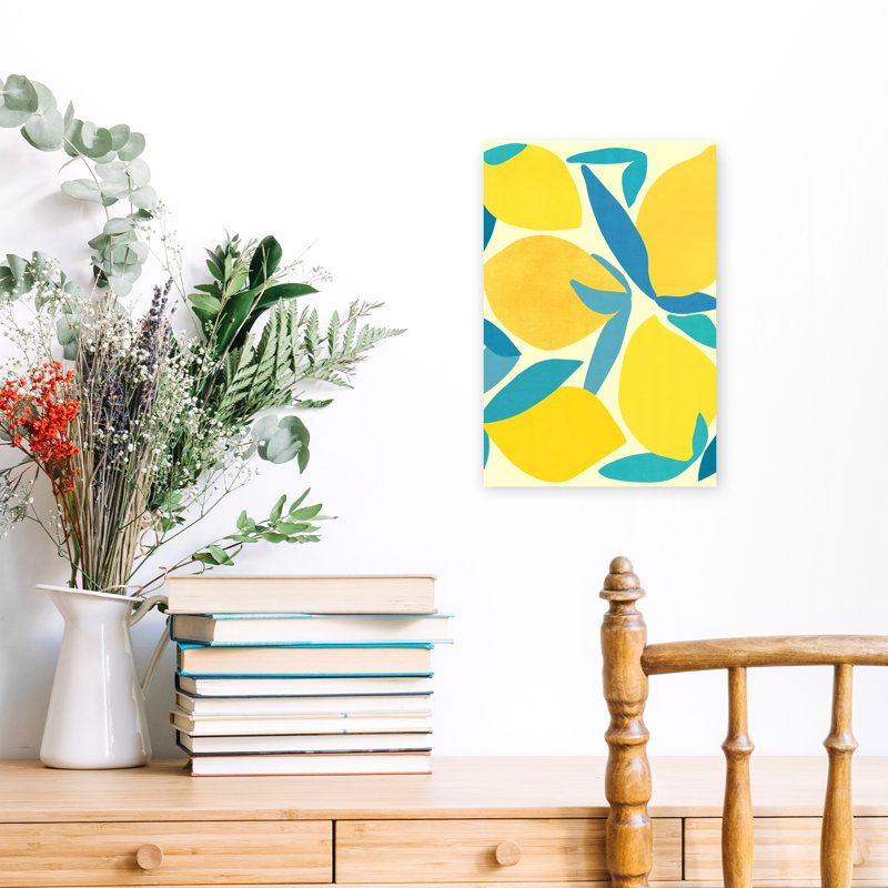 Reproduction d'art mural Lemon Shapes, 18" H x 12" W