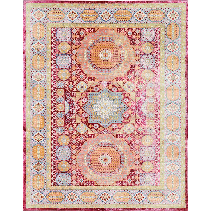 Donminique Geometric Indoor Rug, Rectangle 9' x 12'