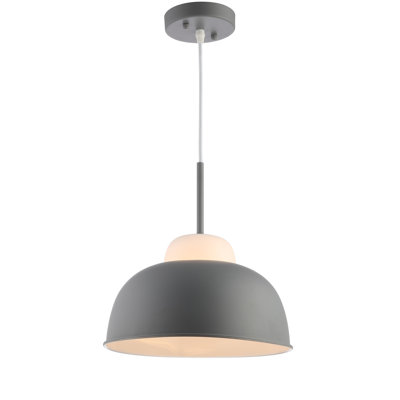 Damarion 1 - Light Gray/White Pendant