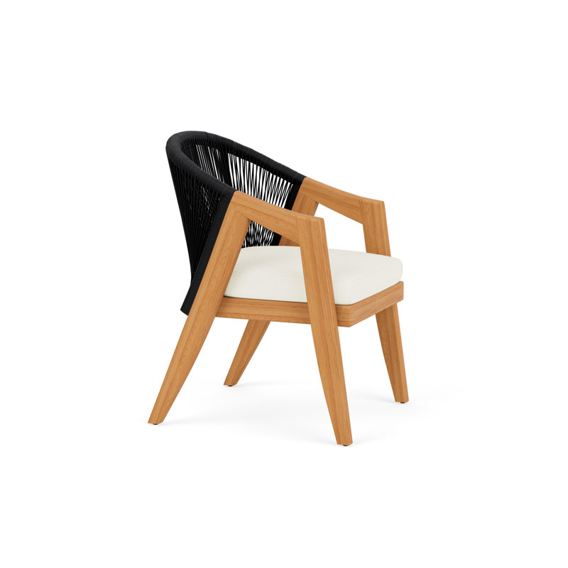 Alpine Outdoor Dining Armchair, Sailcloth Salt