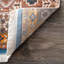 Tapis de zone bleu géométrique Judith Gap-1526537132