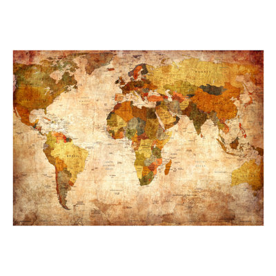 Old World Map Semi Gloss Paste the Wall Mural
