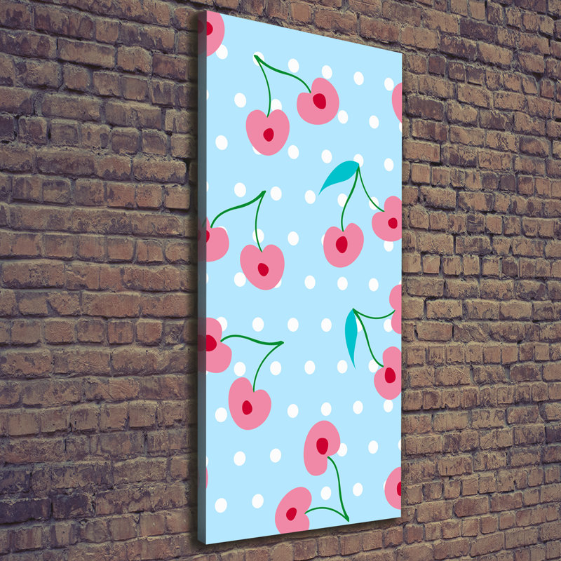 Cherries - Wrapped Canvas Print