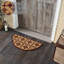 Tapis bourgogne Durango en demi-cercle 16,5 x 33