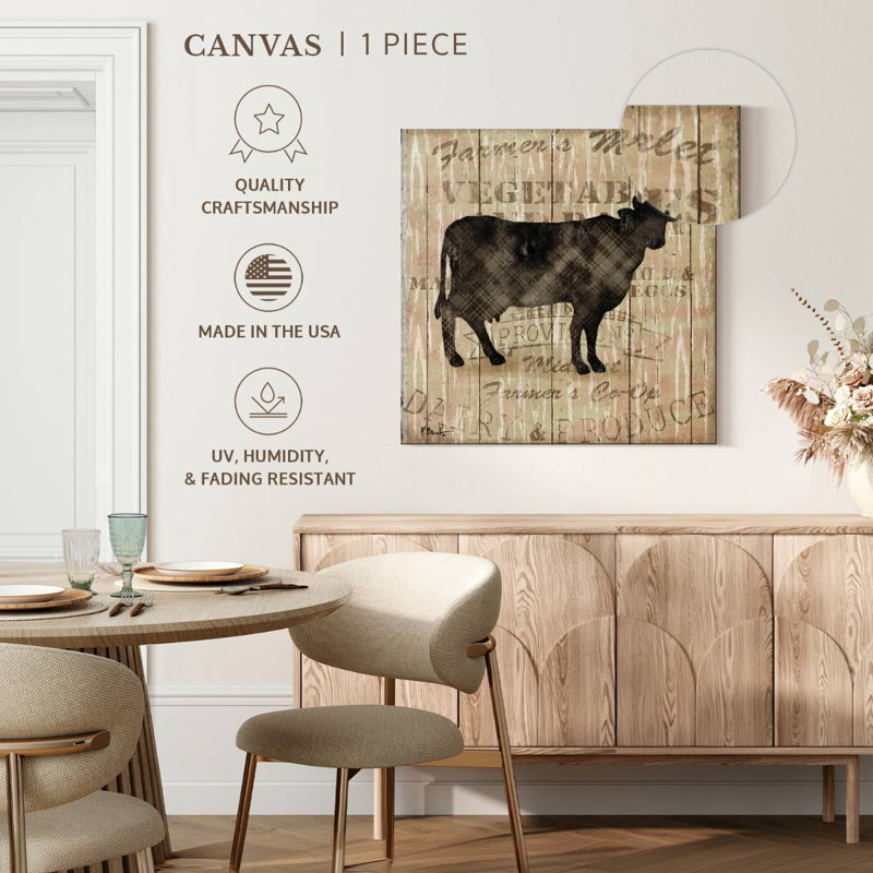 Khylige Farmer's Market Crate III Wall Sign, 16" H x 16" W