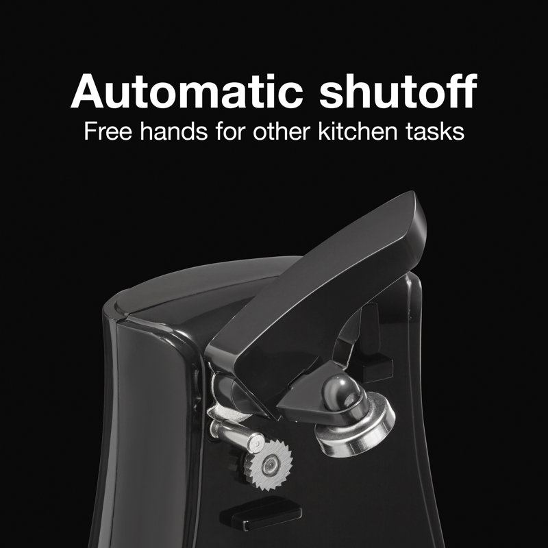 Proctor Silex Black Ergonomic Electric Can Opener