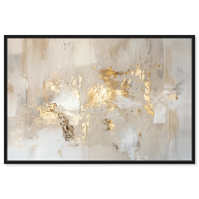 Sands Of Time Boho Abstract Wall Art by Art Remedy, Black Framed, 46" H x 31" W