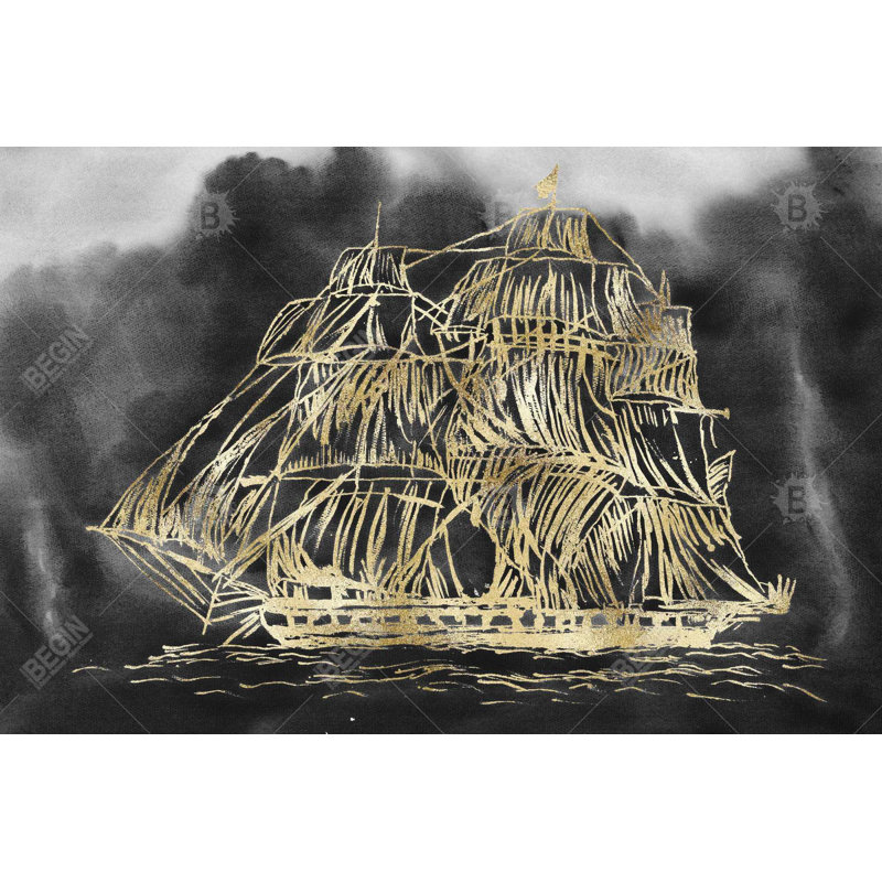 "Illustration d'un vieux voilier" sur