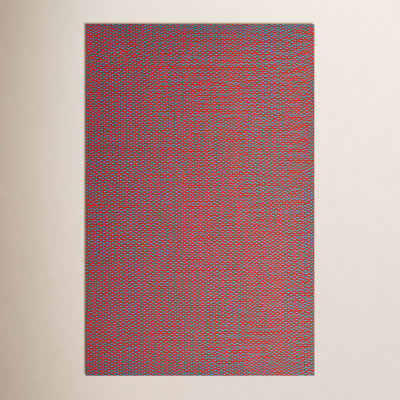 Marseille Red Hand-Woven Geometric Outdoor Rug