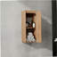 Table de salle de bain murale 35 po avec lavabo et armoire d'appoint