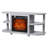 48" TV Stand With 18" Insert Electric Fireplace And Open Storage Shelves Media Console For Tvs Up To 55"-1031216639