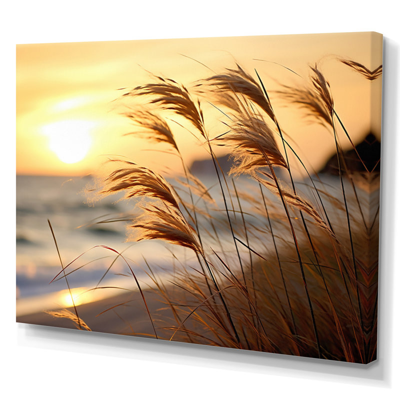«Beach Breeze at Sunrise X», reproduction sur toile, Toile tendue, H 24 po x l 32 po x P 1 po