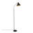 Modern Floor Lamp with Metal Body, 63.8 in Height, 8.3 in Cap Diameter | Black & Antique Finish, E27 Socket (Max 15W) | Ideal for Hotel, Industrial, and Scandinavian Decor | Stylish Lighting Solution for Any Room-1200806520