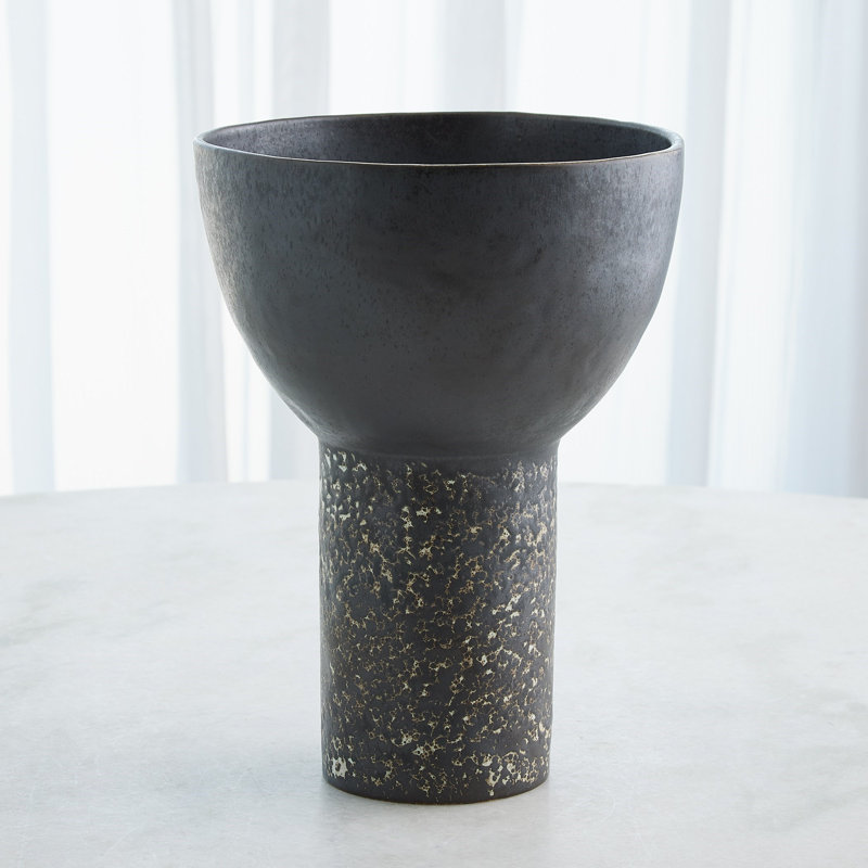 Cinder Footed Bowl-Reactive-Sm, 13"H x 10"W x 10"D