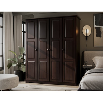 Armoire-penderie 100% bois Arieyana